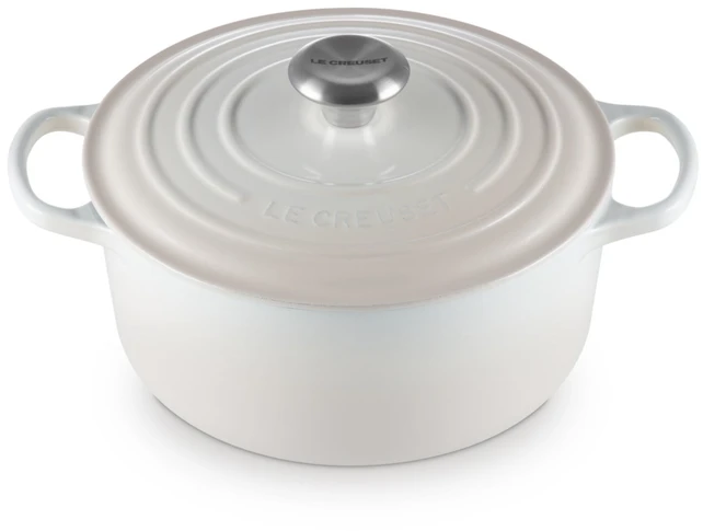 Virtuvės Indai - Le Creuset Signature Keptuvė 4.2L Emaliuota Ketaus Apvalus Meringue