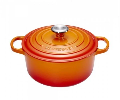 Le Creuset Signature Casserole apvalus puodas, 26 cm | spalva: oranžinė