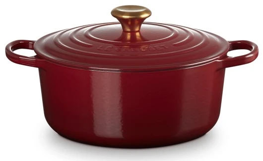Puodas - Le Creuset Signature Roaster 26cm 5.3L Ketaus Indas, Tinka Indaplovėje