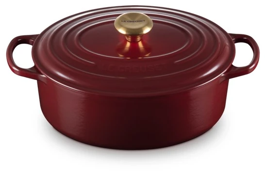 Carruzzo Le Creuset 21178299494441 prikaistuvis 4,7 L Ovalus Raudona