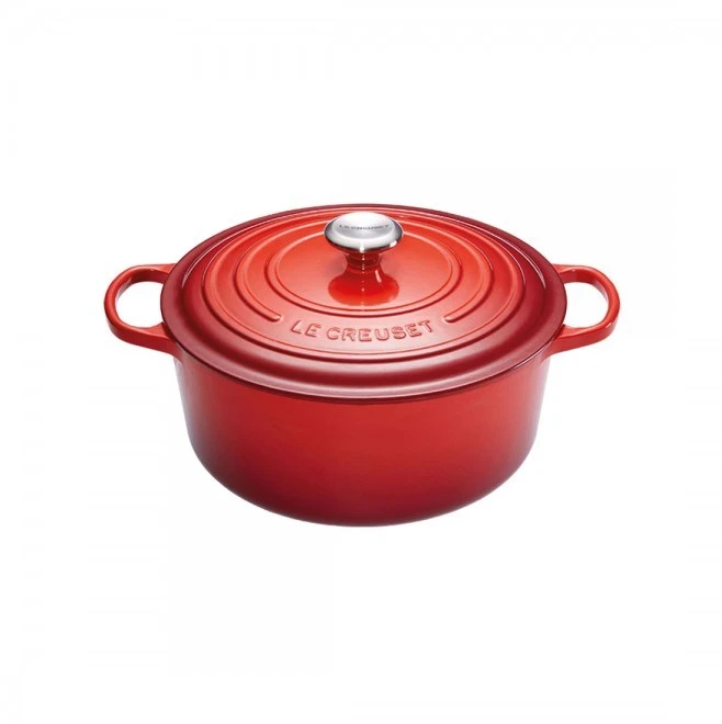 Virtuvės Indai - Le Creuset Signature Keptuvė 24cm Apvalus Vyšninės Raudonos spalvos