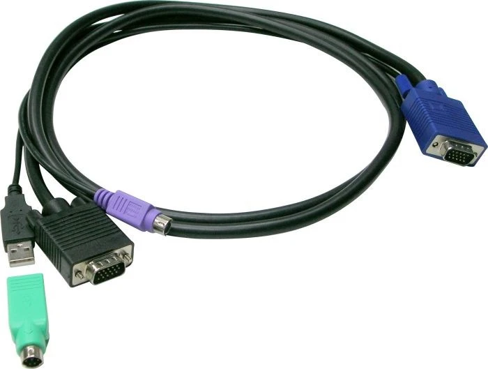 Level One Carruzzo LevelOne ACC-3202 KVM kabelis Juoda 3 m