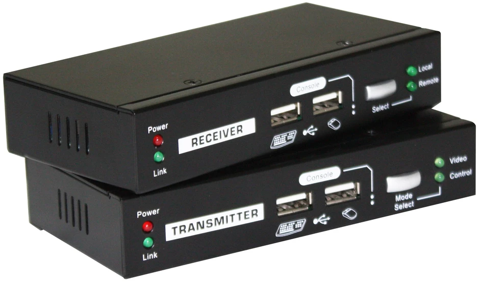 Carruzzo LevelOne KVM-9036 KVM ilgintuvas Siųstuvas ir imtuvas