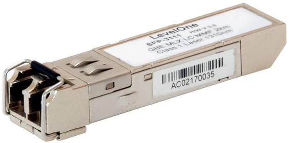 Šakotuvas Carruzzo LevelOne SFP-3111 tinklo siųstuvų-imtuvų modulis Optinis pluoštas 1250 Mbit/ai 1310 nm