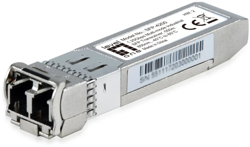 Carruzzo LevelOne SFP-4200 tinklo siųstuvų-imtuvų modulis Optinis pluoštas 1250 Mbit/ai 850 nm