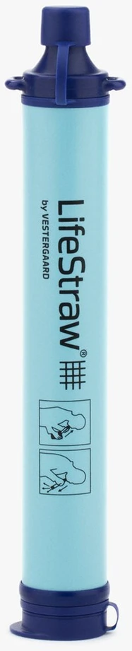 Gertuvė Lifestraw Personal vandens filtras šiaudų kalnas mėlynas