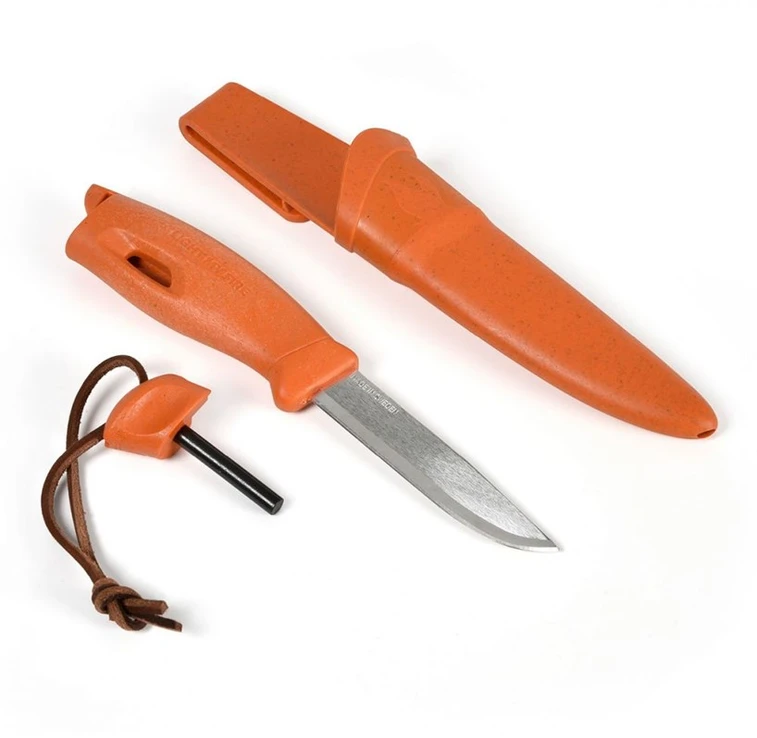 Carruzzo Morakniv Peilis Light My Fire FireKnife, oranžinis
