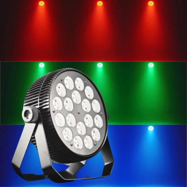 Carruzzo LIGHT4ME PARTY PAR 18x10W RGBW scenos prožektorius