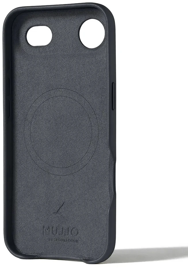 Carruzzo Mujjo Odinis dėklas - etui skórzane do iPhone Air kompatybilne su MagSafe (basalt)