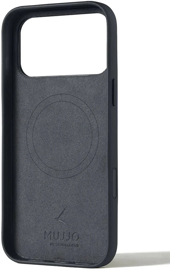 Carruzzo Mujjo Odinis dėklas - etui skórzane do iPhone 17 Pro Max kompatybilne su MagSafe (basalt)