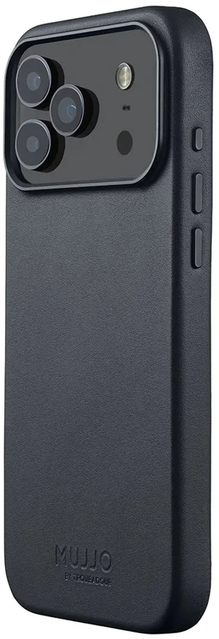 Carruzzo Mujjo Odinis dėklas - etui skórzane do iPhone 17 Pro Max kompatybilne su MagSafe (basalt)