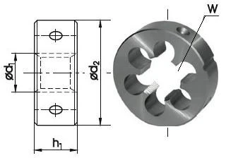 Carruzzo NARZYNKA G 1/2″ DIN-24231 (A) HSS 800