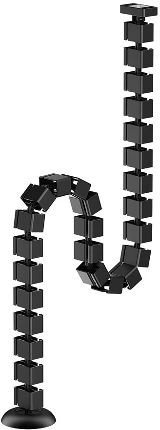 Laikiklis NEOMOUNTS CABLE SPINE ORGANIZER FOR SIT/STAND DESK FRAMES, MAGNET MOUNTED, Juodas