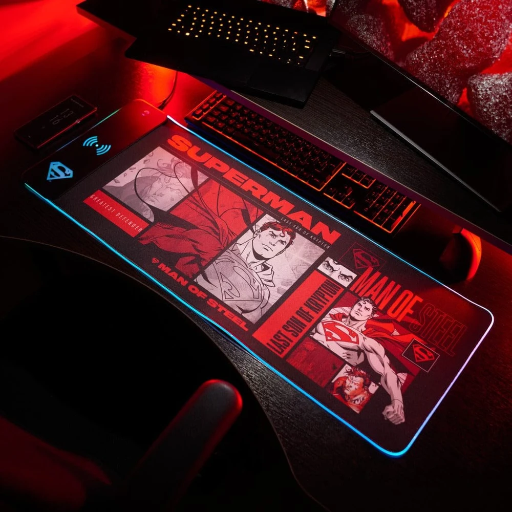 Carruzzo Numskull Games 154923 pelės kilimėlis Žaidimo pelės padėkliukas Juoda, Multi spalvos, Raudona