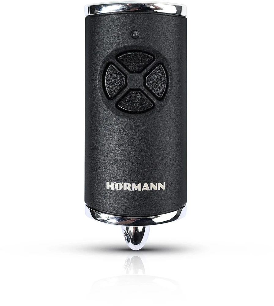 Carruzzo Nuotolinio valdymo pultas Hormann HSE 4 868Mhz BiSecure (matinis juodas, chromuoti dangteliai)