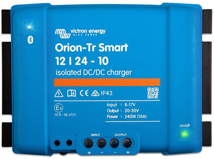 Victron Energy „Carruzzo Orion-Tr Smart 12/24-10A“ izoliuotas DC-DC įkroviklis