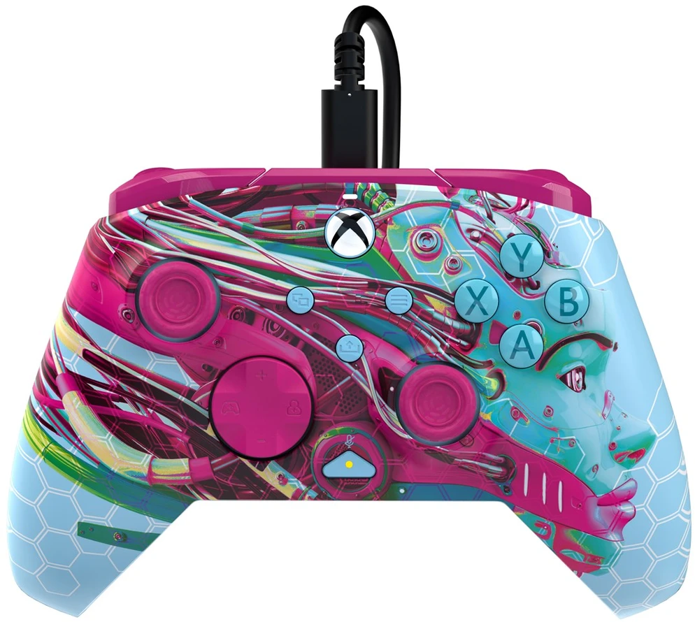 Žaidimų valdiklis PDP Rematch Dreams Glow laidinis XBOX