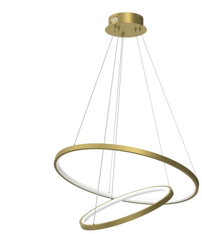 Pakabinamas šviestuvas Carruzzo Pendant LED Light Ronday 60cm 51W auksinis