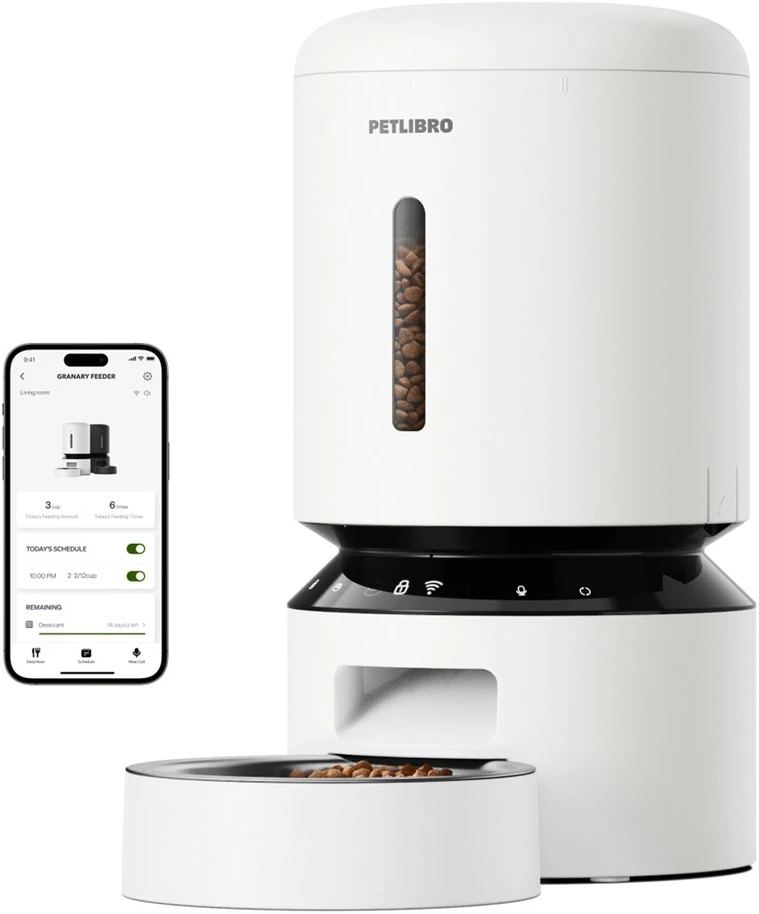 PetLibro - Granary WIFI šėrykla-balta - 5 litrai