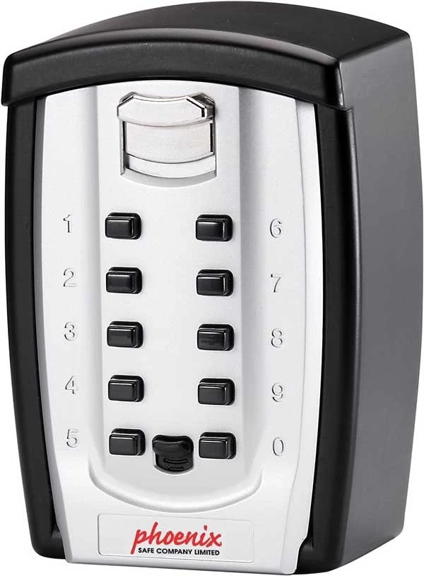 Phoenix Safe Carruzzo Phoenix Seifas Co. KS0003C raktų spintelė / lentyna Metalas Juoda, Sidabras