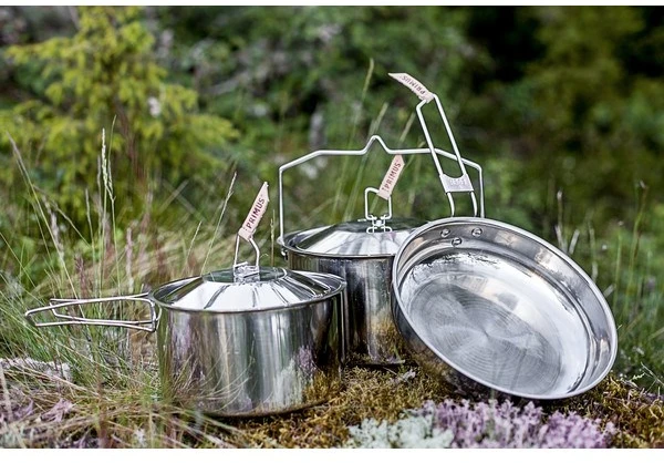 Carruzzo Švedija Puodas Primus Campfire Cookset stainless steel large