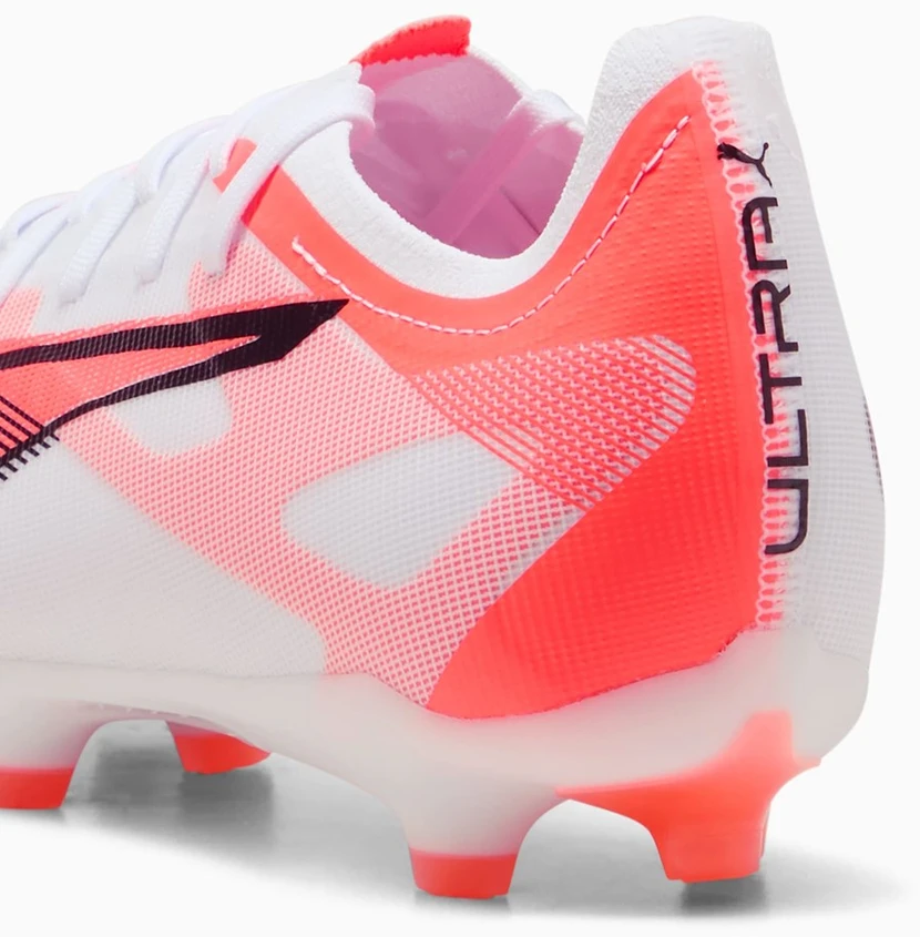 Carruzzo PUMA Ultra 5 Match FG/AG Futbolas Unisekso stiliaus Oranžinė, Balta