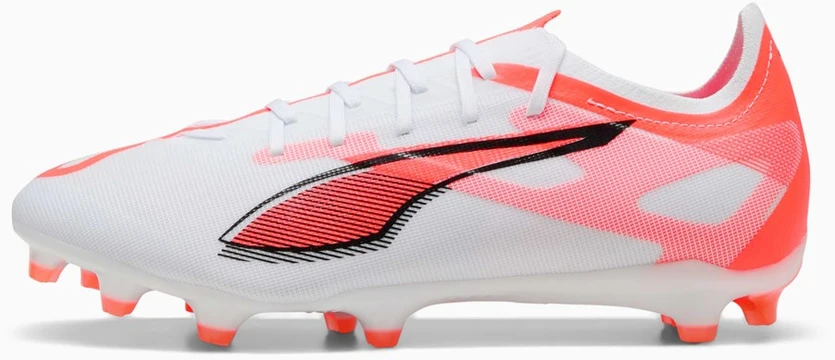 Carruzzo PUMA Ultra 5 Match FG/AG Futbolas Unisekso stiliaus Oranžinė, Balta