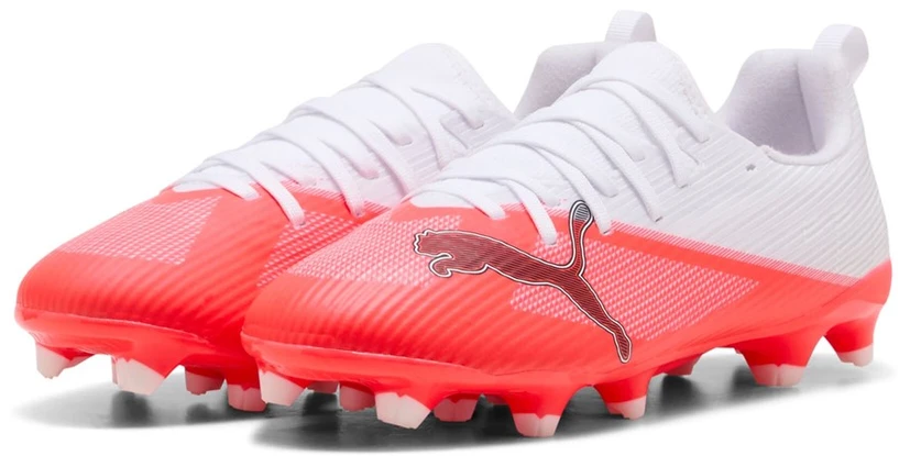 Carruzzo PUMA Ultra 7 Match FG/AG Jr Futbolas Unisekso stiliaus Raudona, Balta