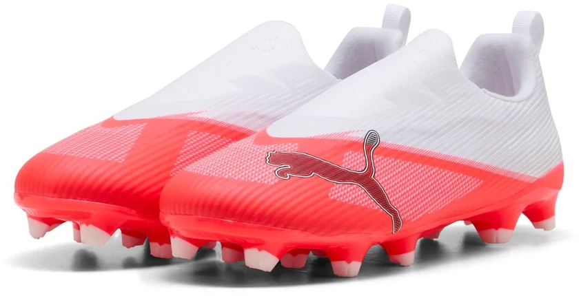 Carruzzo PUMA Ultra 7 Match LL FG/AG Jr Futbolas Unisekso stiliaus Raudona, Balta