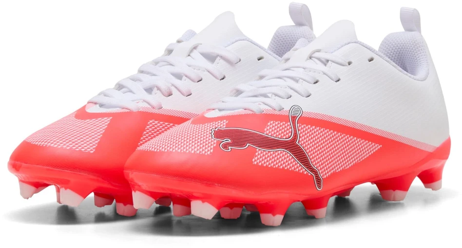 Carruzzo PUMA Ultra 7 Play FG/AG Jr Futbolas Unisekso stiliaus Raudona, Balta