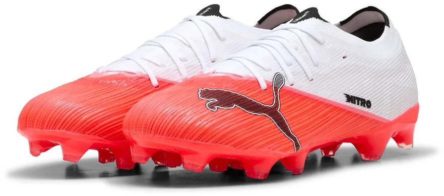 Carruzzo PUMA Ultra Nitro 7 Match FG/AG Futbolas Kištukinis Raudona, Balta