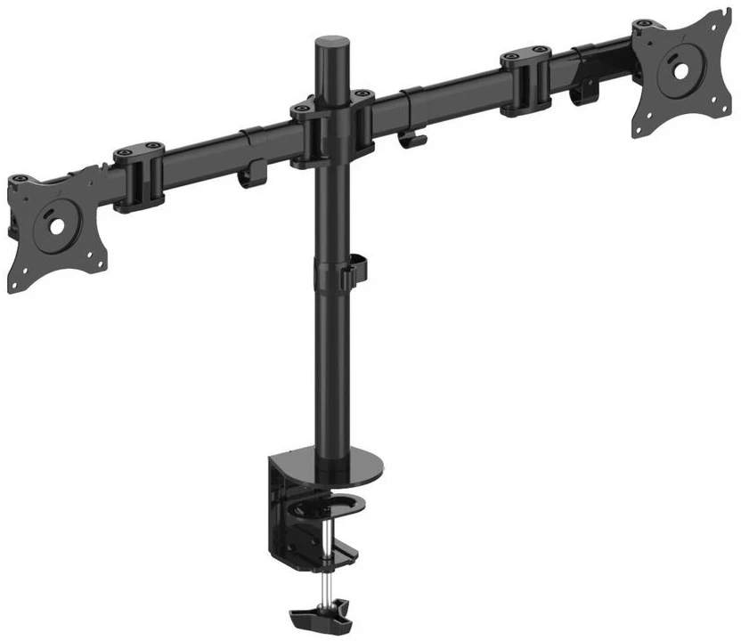 Carruzzo PureMounts PM-OFFICE-02 monitoriaus laikiklis arba stovas 68,6 cm (27″) Stalas Juoda