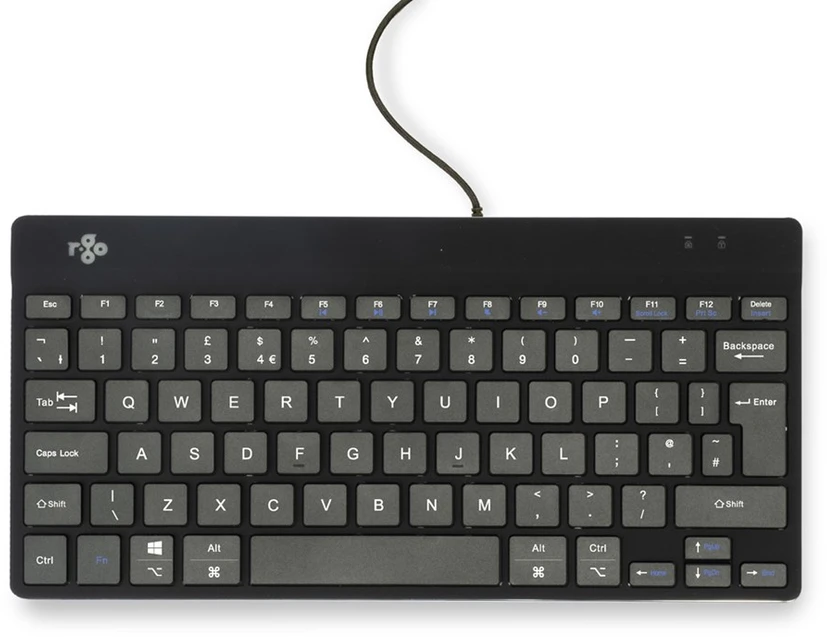 Carruzzo R-Go Tools RGOCOUKWDBL klaviatūra USB QWERTY Anglų (JK) Juoda