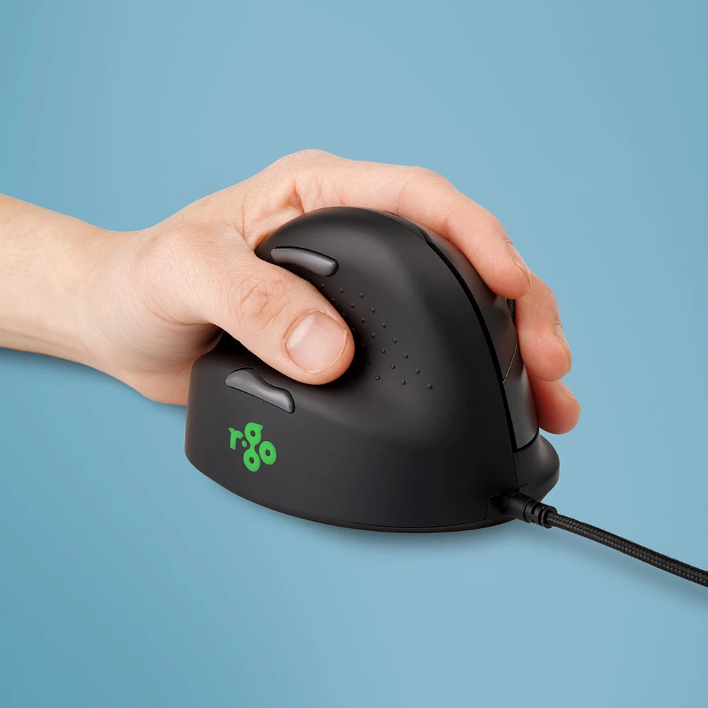 R Go Tools ERGONOMIC Pelė MEDIUM - HAND165-185MM LEFT-HANDED su laidu