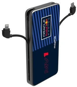 Carruzzo Mophie Powerstation Plus Raudona Bull Racing MV1 10000 mAh USB-C Lightning 30W