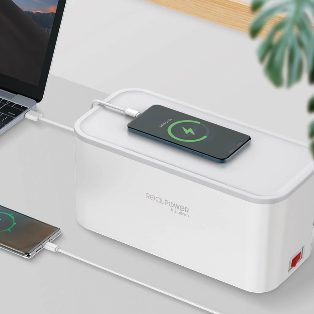 Carruzzo RealPower PowerBox 522 elektros tinklo ilgintuvas 1,5 m 5 AC išvestis(ys / čių) Vidaus Balta