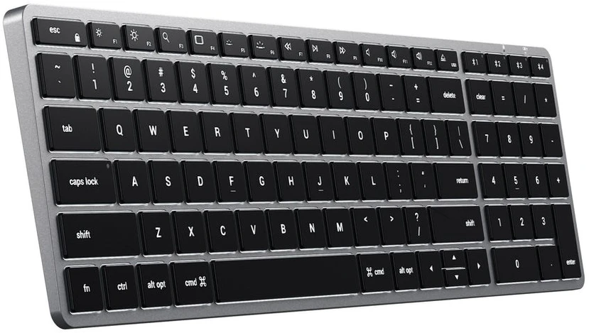 Belaidė klaviatūra QWERTY Satechi Slim X2 ST-BTSX2M space pilka