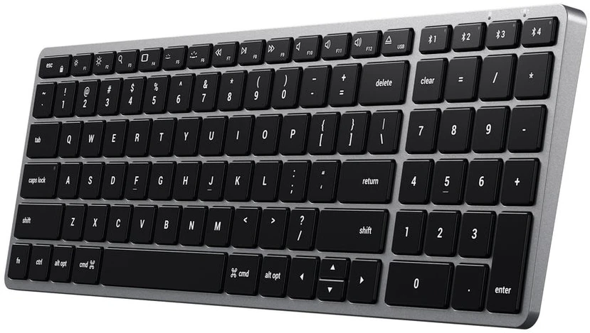 Belaidė klaviatūra QWERTY Satechi Slim X2 ST-BTSX2M space pilka