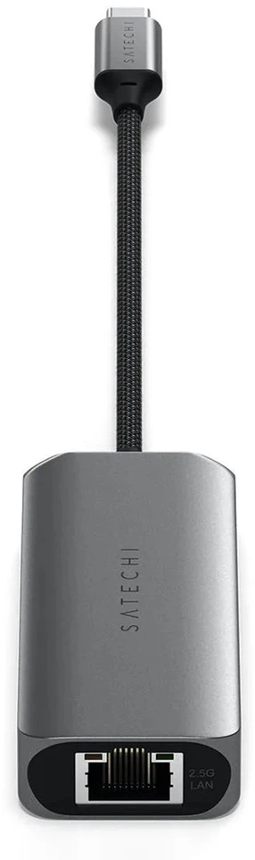 SATECHI keturi viename USB-C šakotuvas su 2,5 gigabito eternetu – Kosminė pilka