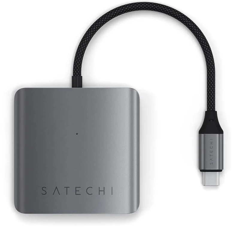 SATECHI 4 prievadų USB-C šakotuvas su PD