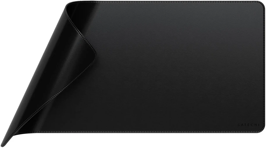 SATECHI Vegan-Leather Premium stalo kilimėlis (Juodas)