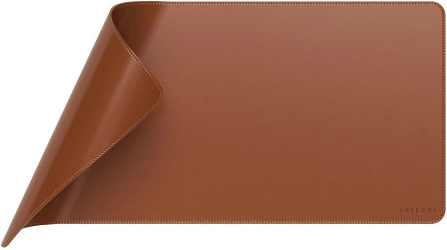 SATECHI Vegan-Leather Premium stalo kilimėlis (rudas)
