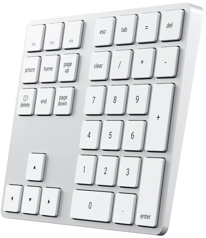 SATECHI Aluminum Extended klaviatūra Sidabrinis