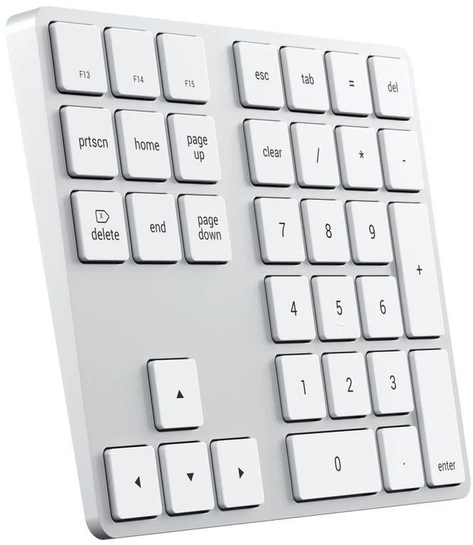 SATECHI Aluminum Extended klaviatūra Sidabrinis