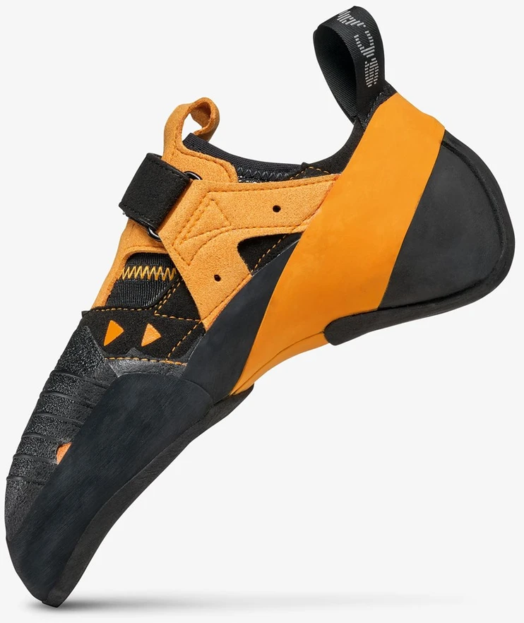 Carruzzo Laipiojimo bateliai Scarpa Instinct VS, juodi ir oranžiniai, 41 dydis
