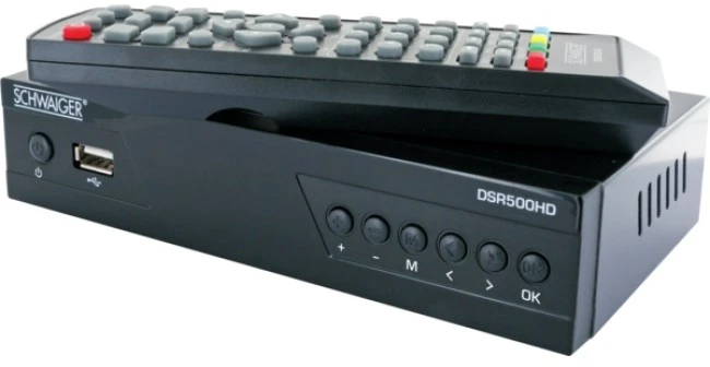 Carruzzo Schwaiger DSR500HD TV priedėlis Kabelis „Full HD“ Juoda