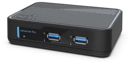 Carruzzo SEH utnserver Pro spausdinimo serveris Eterneto LAN Juoda