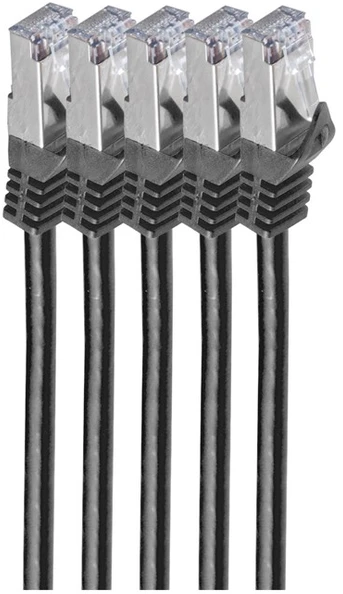 Carruzzo shiverpeaks BS75515-S-SET5 tinklo kabelis Juoda 5 m Cat7 S/FTP (S-STP) Turas