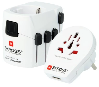 Skross PRO pasaulis ir USB (7A)