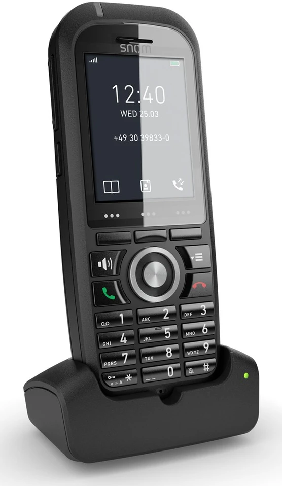 Carruzzo Snom M70 DECT telefono ragelis Skambintojo ID Juoda